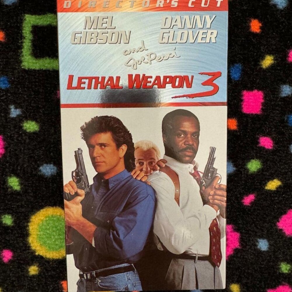 LETHAL WEAPON 3 "DIRECTOR'S CUT" VHS